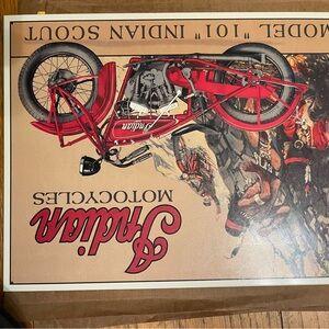 Indian Motorcycle Model 101 Poster